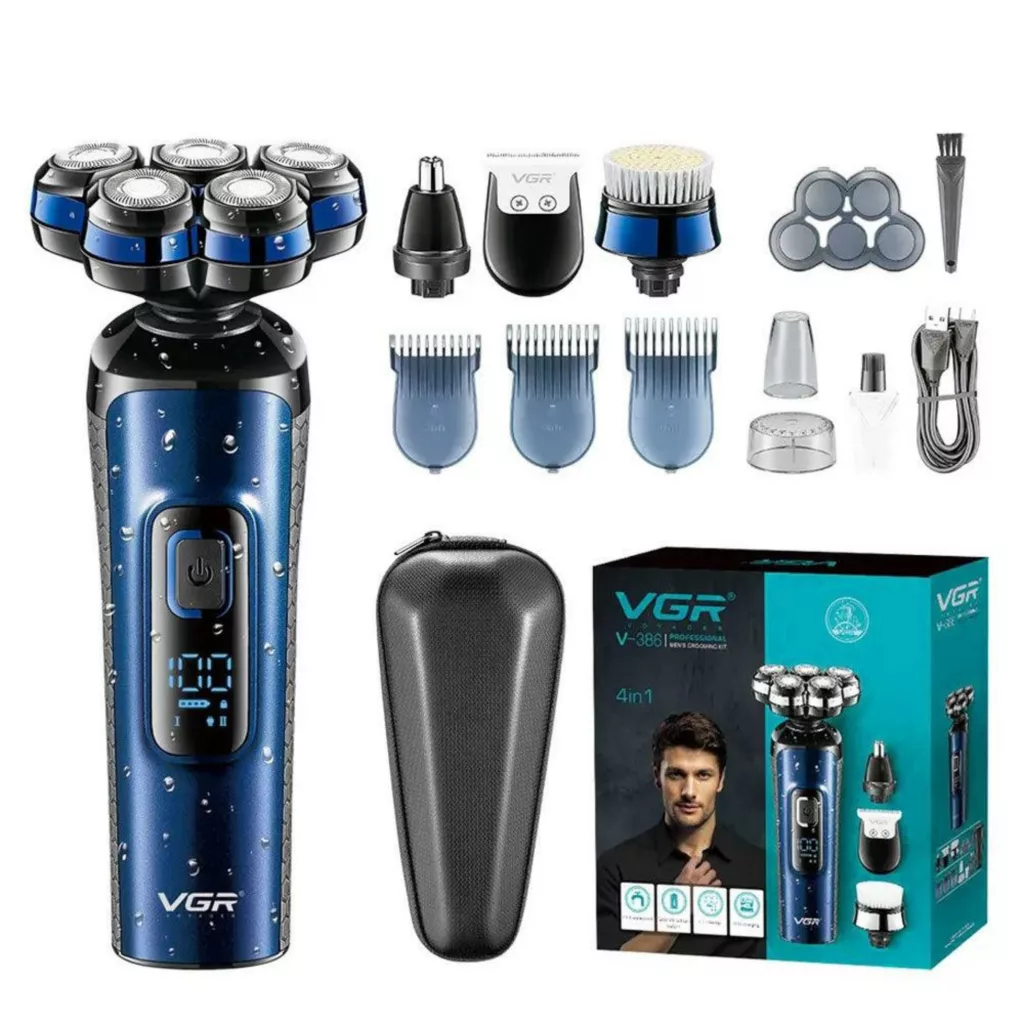 ماشین اصلاح موی صورت شارژی وی جی ار مدل V-386