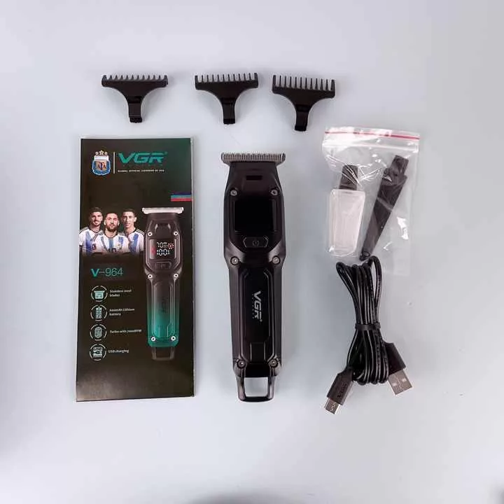 ماشین اصلاح موی سر و صورت شارژی وی جی ار مدل V-964