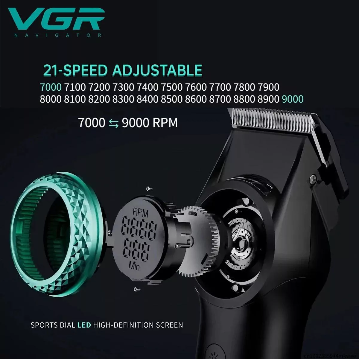 ماشین اصلاح موی سر وی جی ار مدل V-001