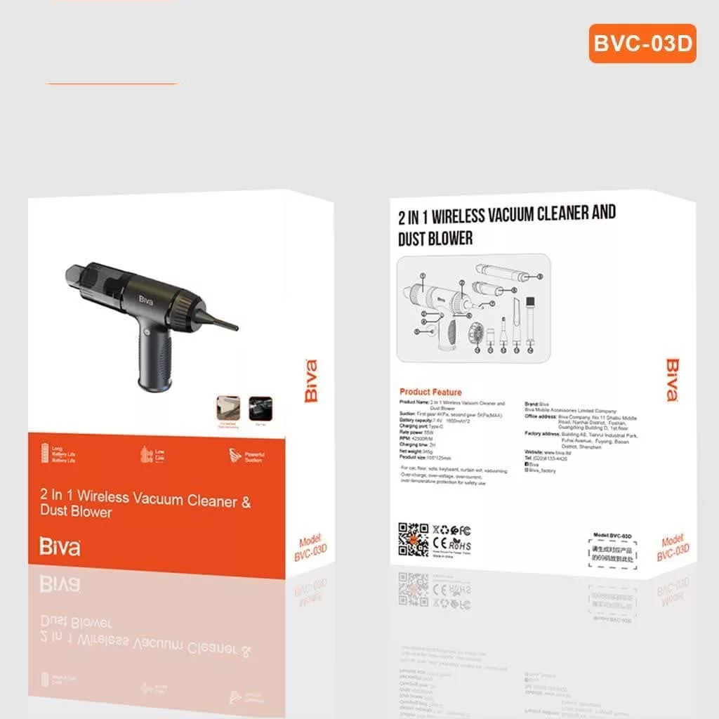 جارو شارژی بیوا مدل BVC-03D