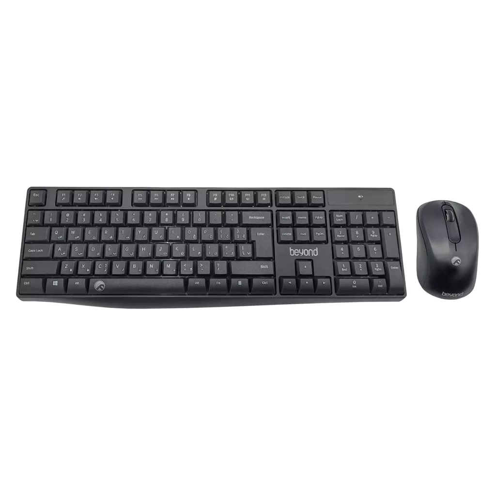کیبورد و ماوس بی سیم بیاند مدل BMK-5110RF، سوییچ ممبران، Full-Size