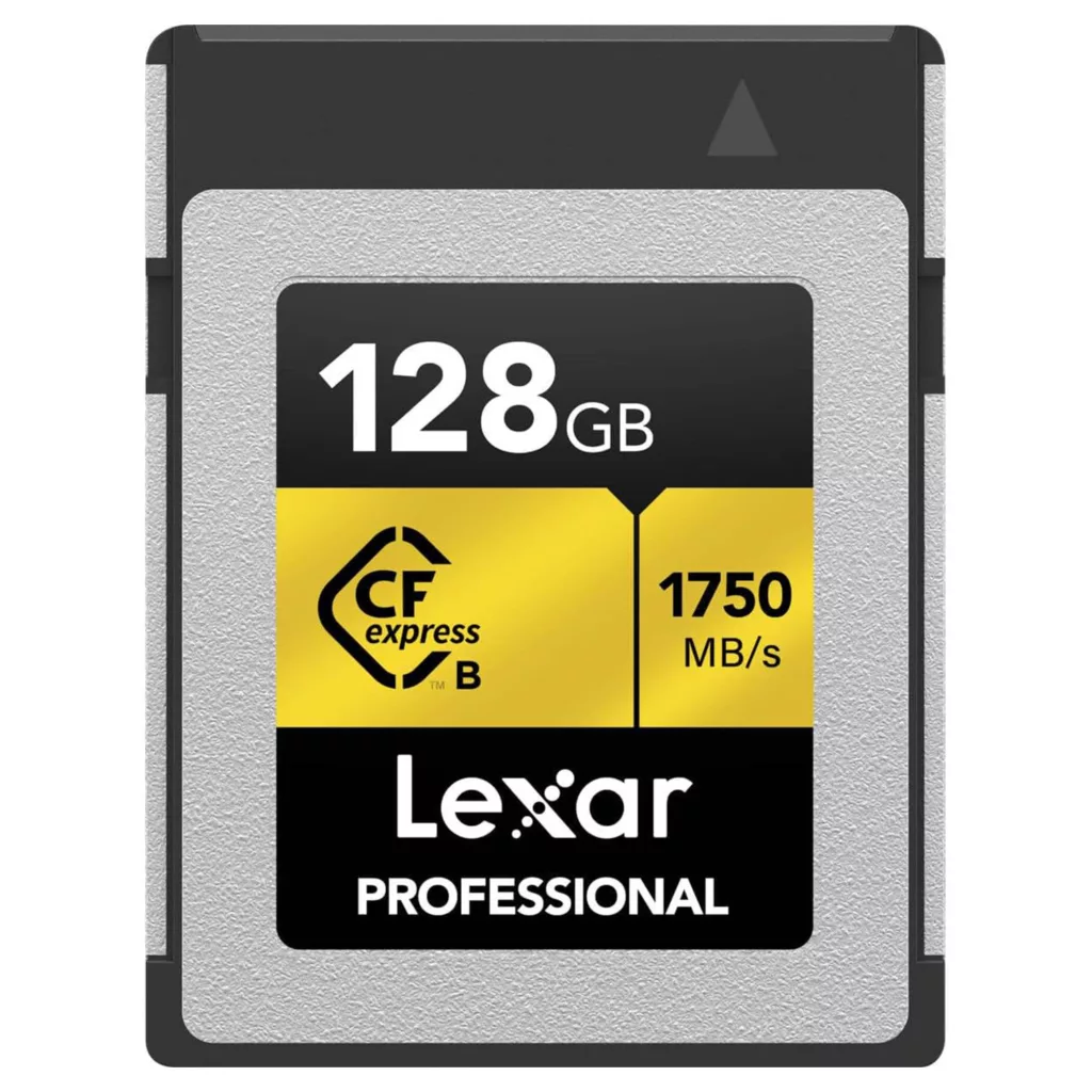 کارت حافظه CFexpress لکسار مدل Professional استاندارد Type B  سرعت 1750MB/s ظرفیت 128گیگابایت