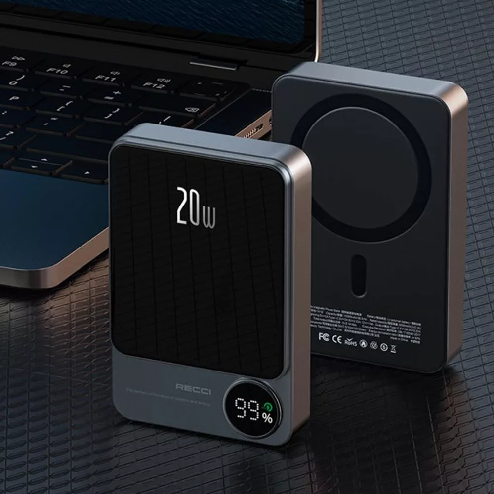 پاوربانک رسی مدل RPB-W16 ظرفیت 10000 میلی آمپر ساعت