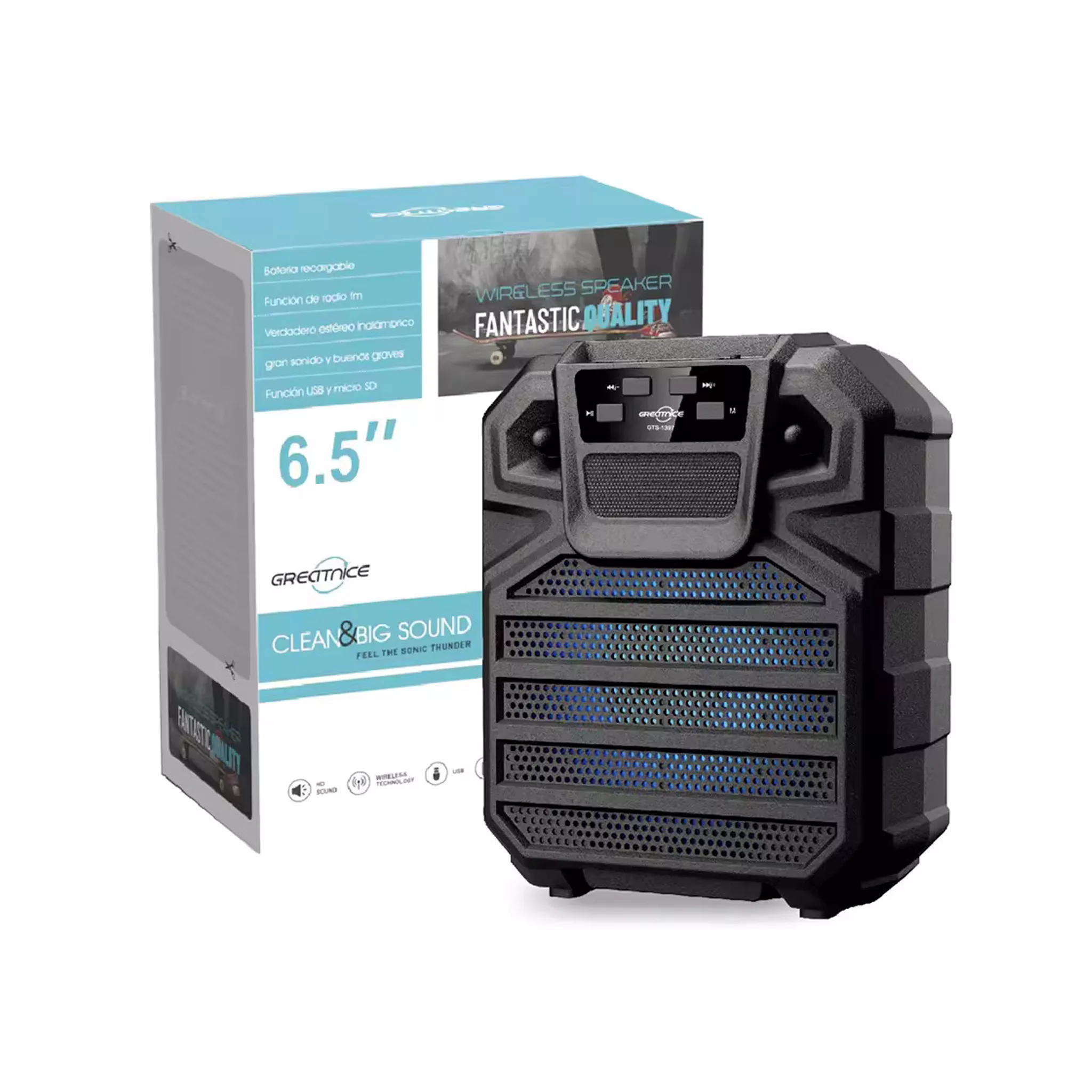 اسپیکر بلوتوثی گریت نایس مدل GTS-1397