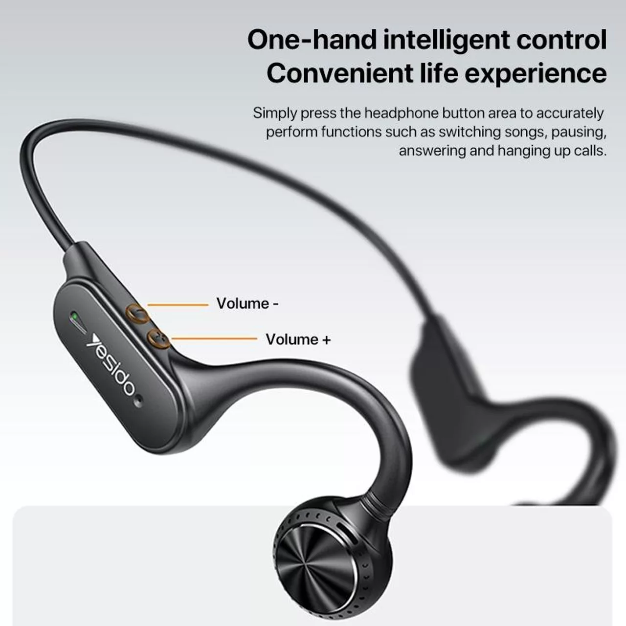 هدفون بلوتوثی یسیدو مدل BONE CONDUCTION YSP12