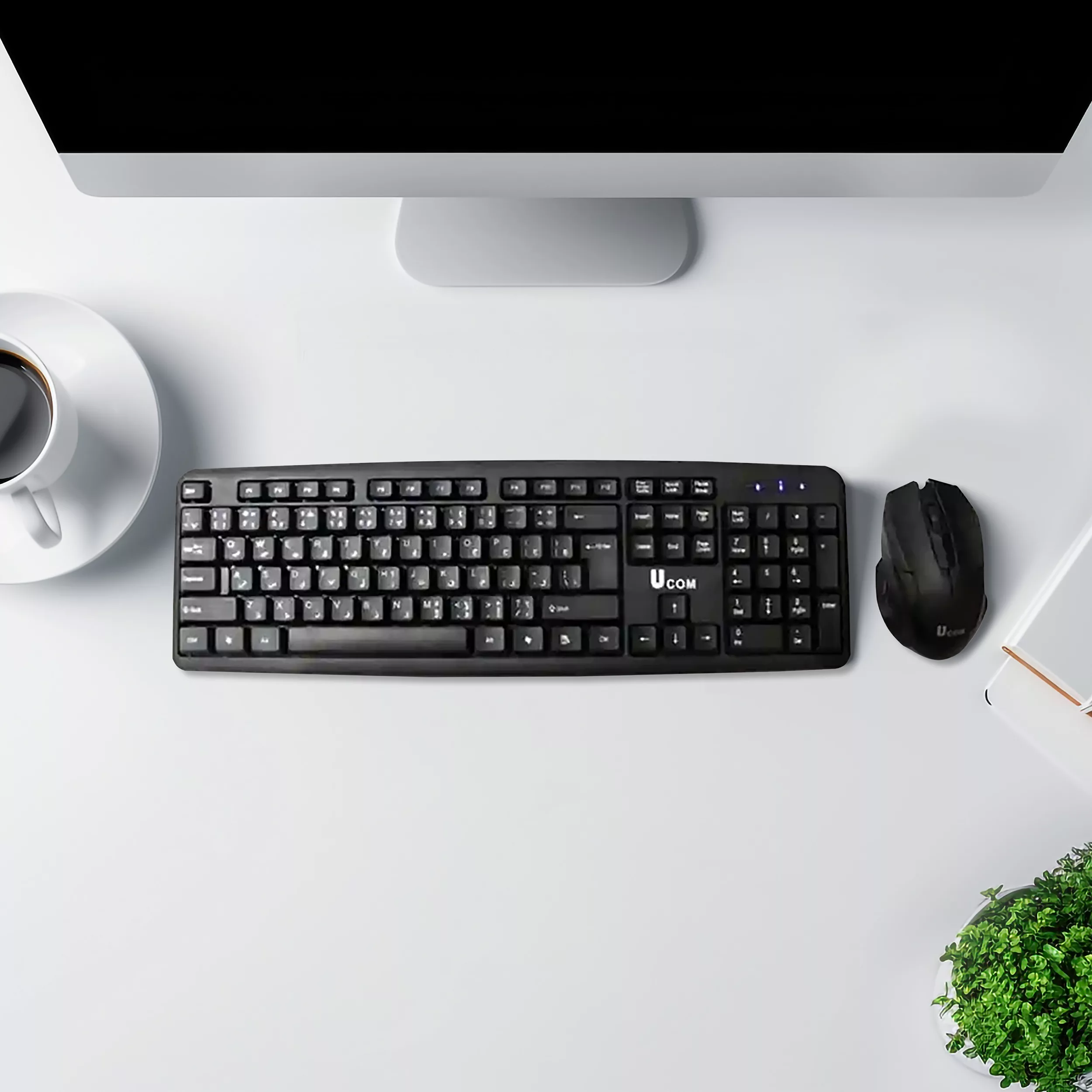 کیبورد و ماوس یوکام مدل 2860، سوئیچ ممبران، Full-size