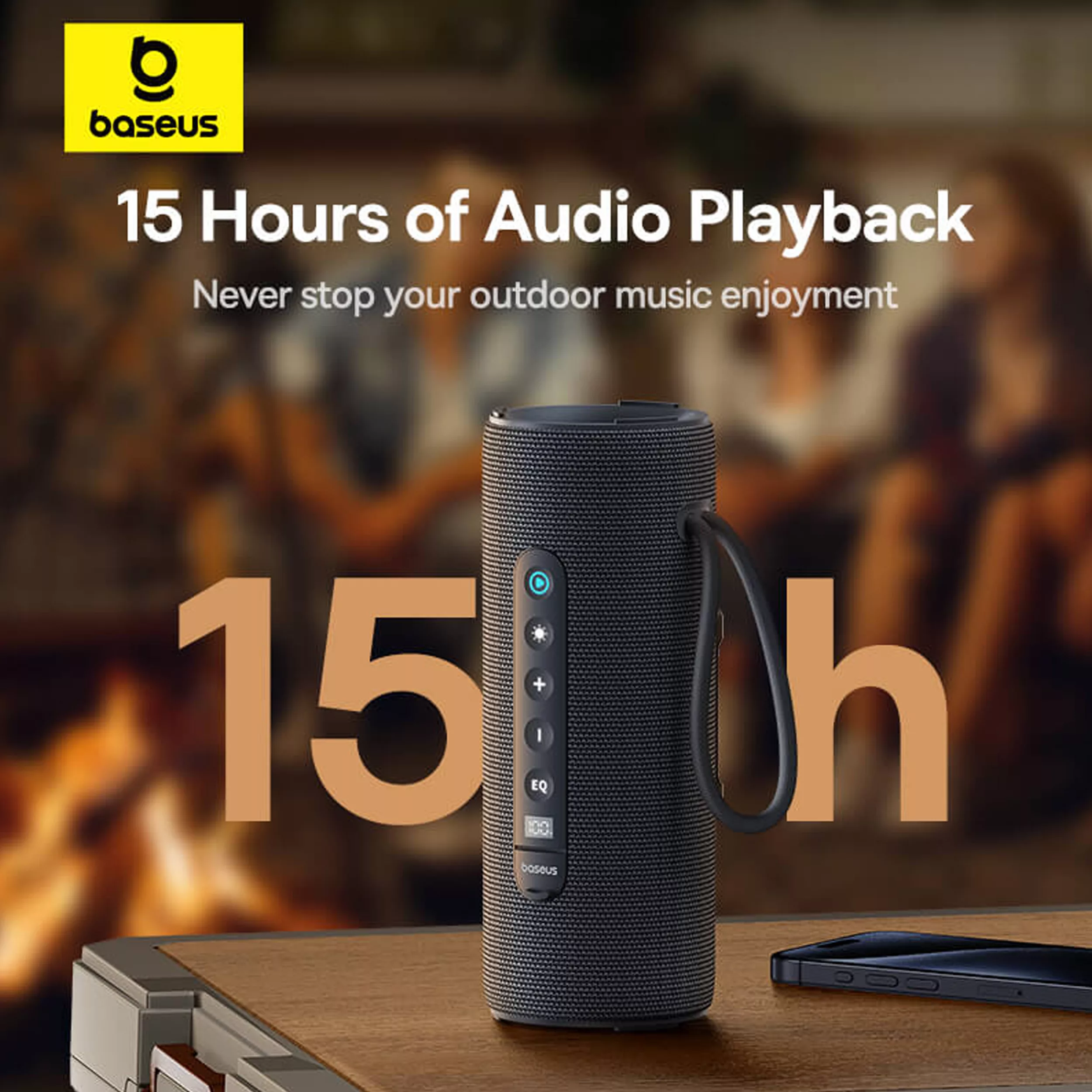 اسپیکر بلوتوثی قابل حمل بیسوس مدل AeQur 30 Air