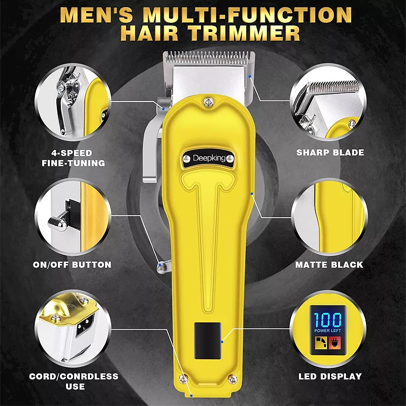 ماشین اصلاح موی سر و صورت شارژی دیپ کینگ مدل DK_173