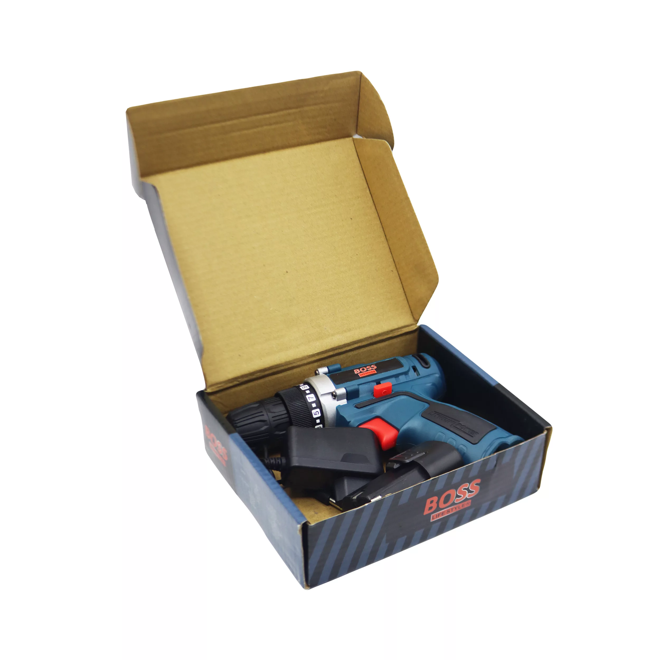 دریل پیچ گوشتی شارژی  10 میلیمتری 12 ولت باس کد YP-12V