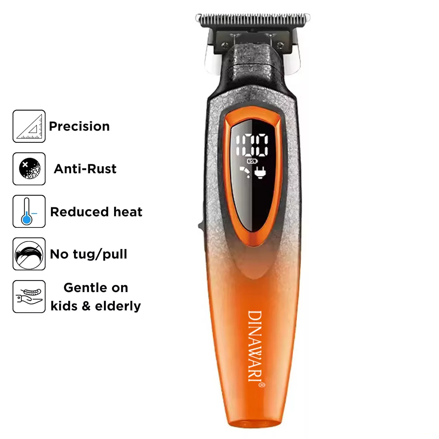 ماشین اصلاح موی سر و صورت شارژِی دیناواری مدل D-195