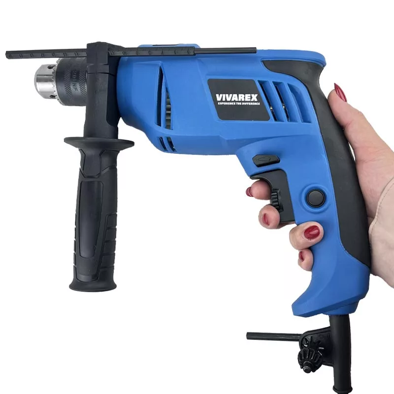 دریل چکشی 13 میلیمتری 650 وات ویوارکس مدل VR6513-ID BLUE