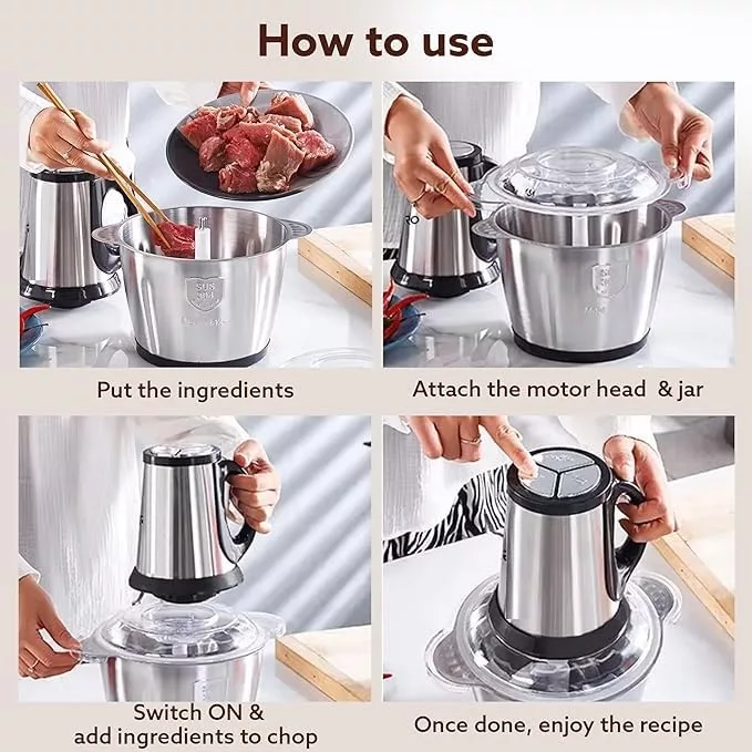 خردکن 3 لیتری مدل FOOD MULTI