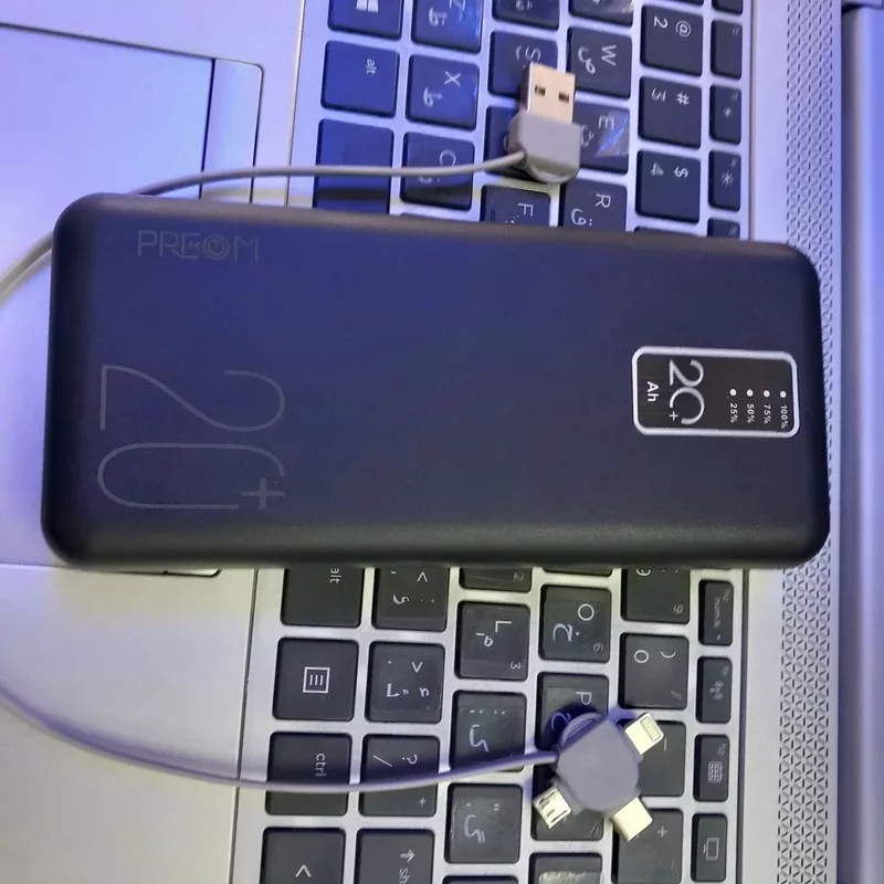 پاوربانک مدل Z-C209 ظرفیت 20000 میلی آمپر ساعت