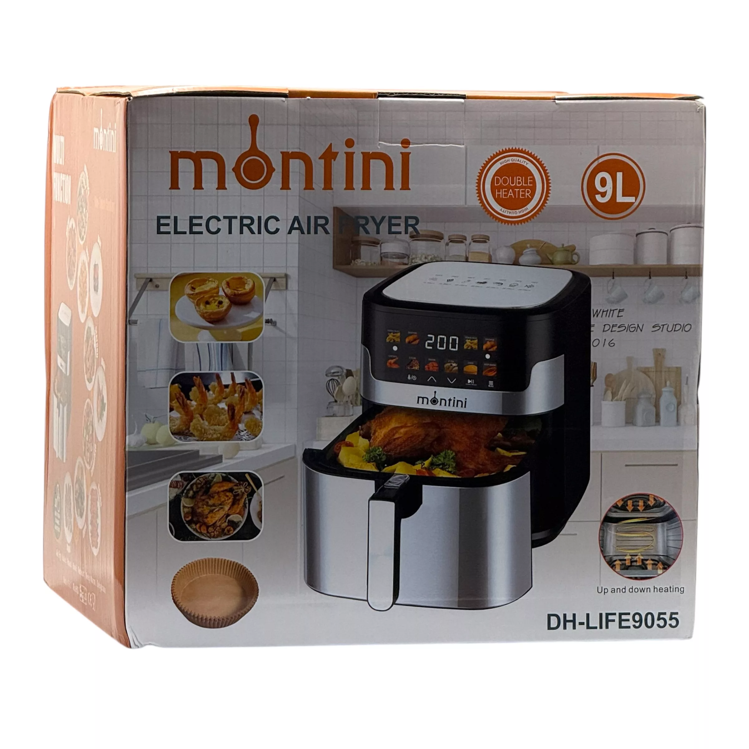 سرخ‌کن 9 لیتر مونتینی مدل DH-LIFE9055