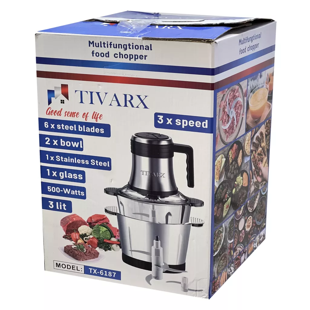 خردکن تیوارکس مدل tx_6187 دوکاسه