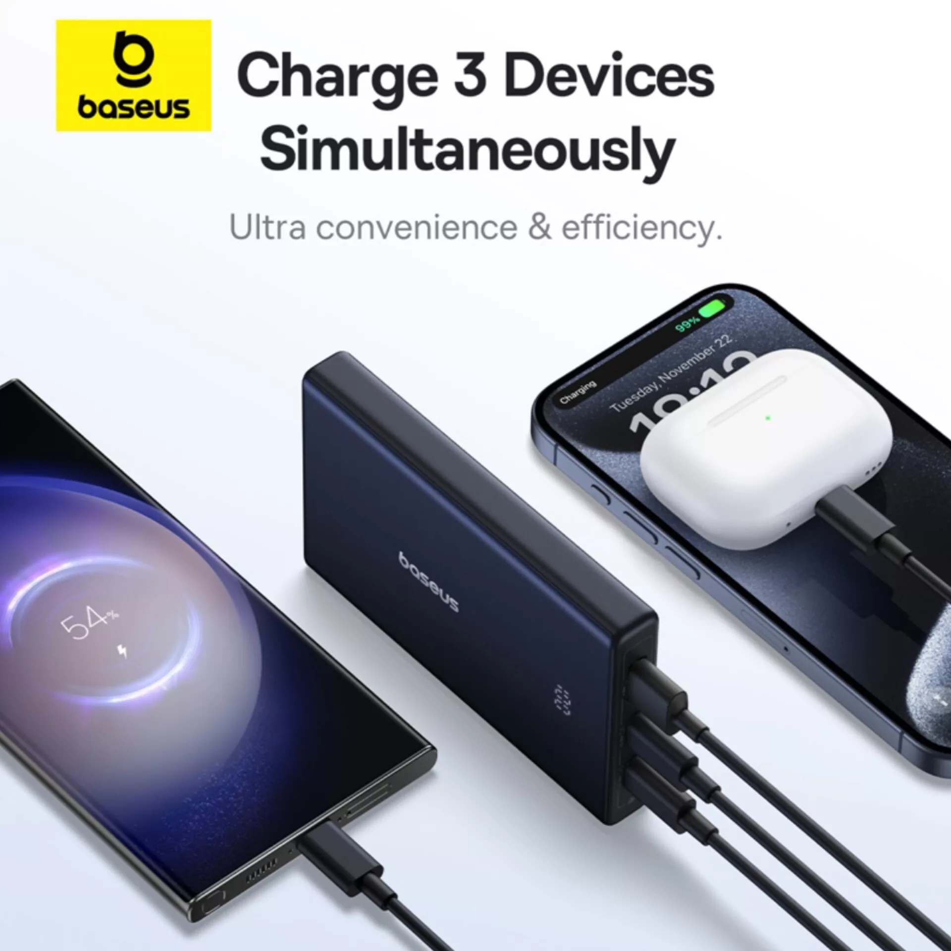 پاوربانک بیسوس مدل PicoGo 20W ظرفیت 10000 میلی آمپر ساعت