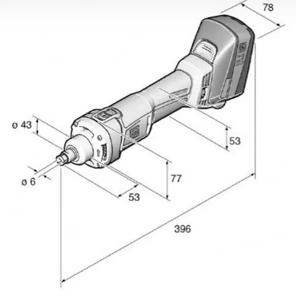 فرز انگشتی شارژی فاین مدل AGSZ 18-280 BL