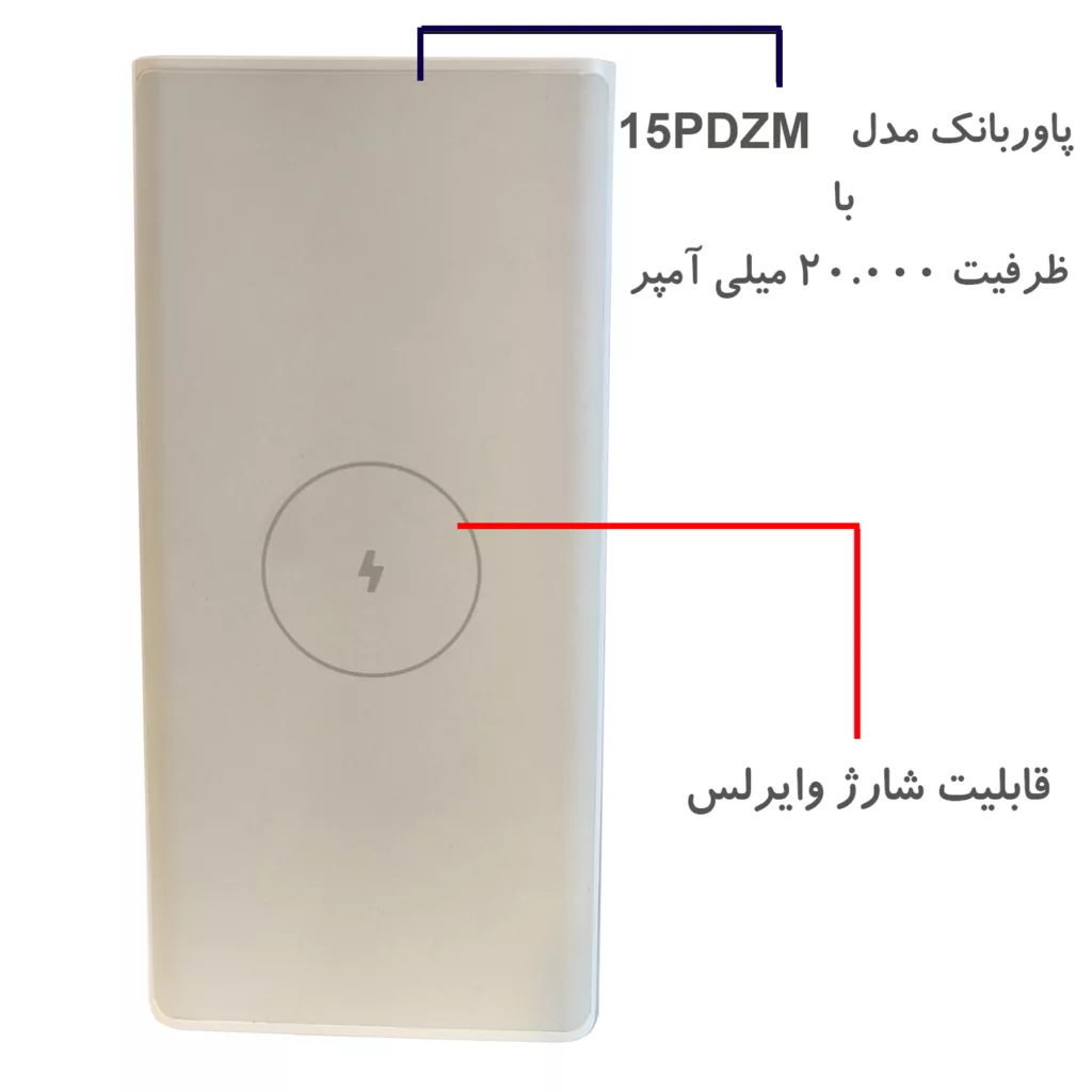 پاوربانک مدل WPB15 ظرفیت 20000 میلی آمپر ساعت