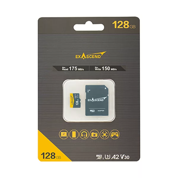 کارت حافظه microSD اکساسند مدل Catalyst کلاس 10 استاندارد UHS-I U3 سرعت 175MBps ظرفیت 128 گیگابایت