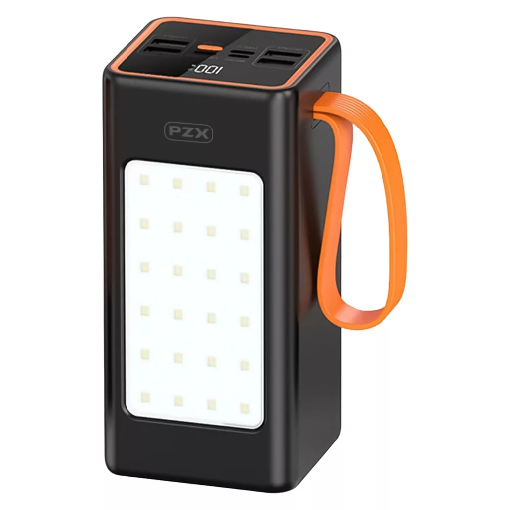 پاوربانک پی زد ایکس مدل V88 Fast Charge 22.5W ظرفیت 30000 میلی آمپر ساعت