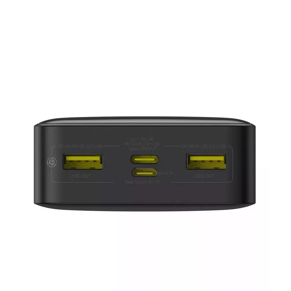 پاوربانک 20 وات باسئوس مدل LiFePO4 ظرفیت 18400 میلی آمپر ساعت به همراه کابل USB-C به USB-A