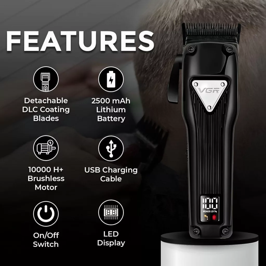 ماشین اصلاح موی سر وی جی ار مدل v-137