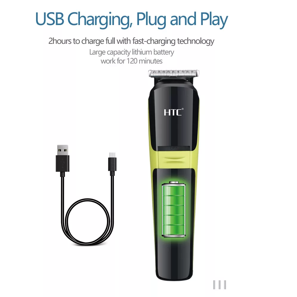 ست ماشین اصلاح موی صورت و بدن اچ تی سی مدل AT-1322