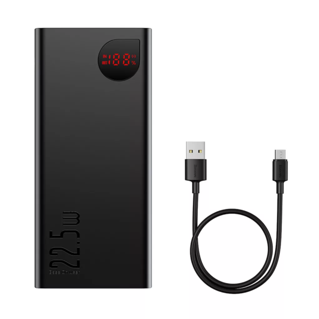 پاوربانک بیسوس مدل Adaman 22.5W ظرفیت 40000 میلی آمپر ساعت