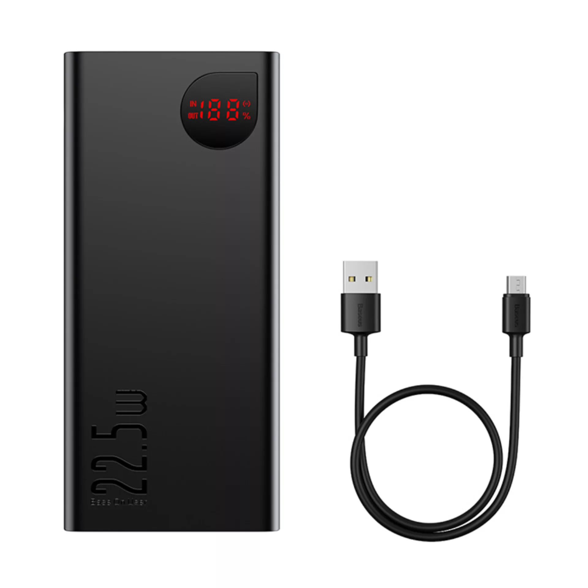 پاوربانک بیسوس مدل Adaman 22.5W ظرفیت 40000 میلی آمپر ساعت