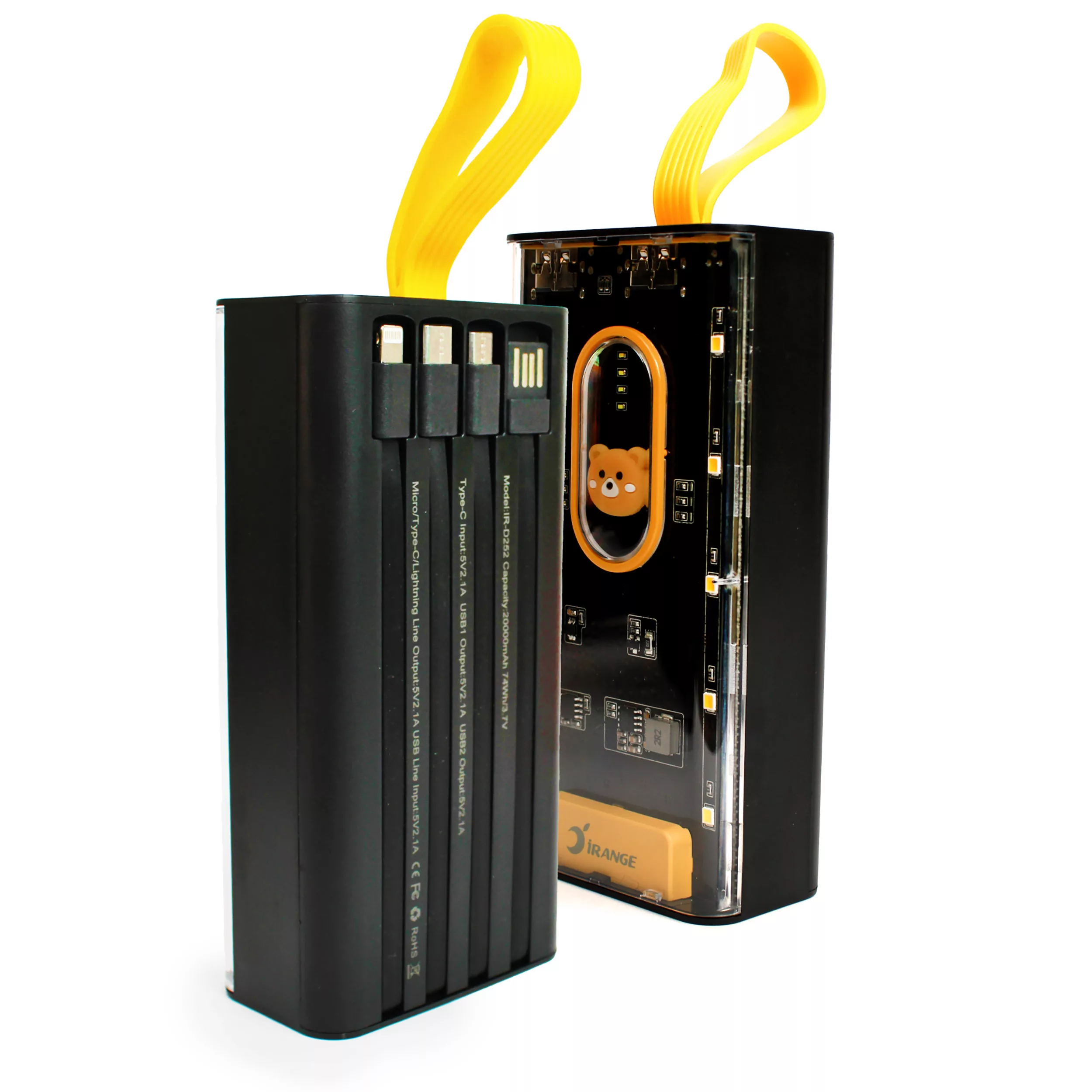 پاوربانک آیرنج مدل IR - D252 ظرفیت 20000 میلیآمپرساعت