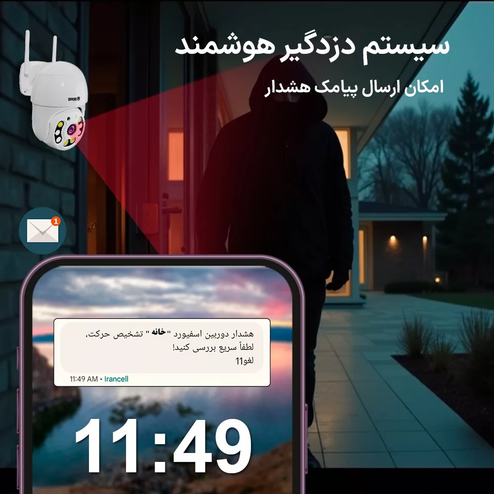 دوربین مداربسته تحت شبکه اسفیورد مدل Z316