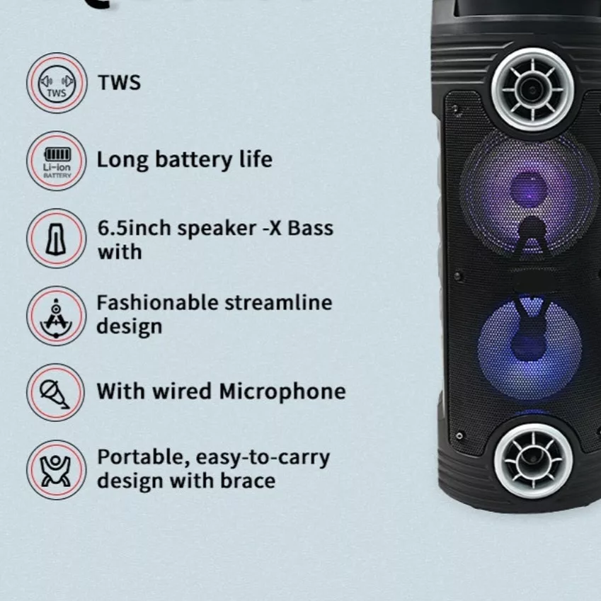 اسپیکر بلوتوثی مدل  sy-super bass wireless R