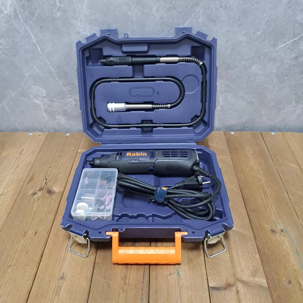 فرز انگشتی دیمردار 3.2 میلیمتری 130 وات رابین مدل 3110_130W مجموعه 110 عددی