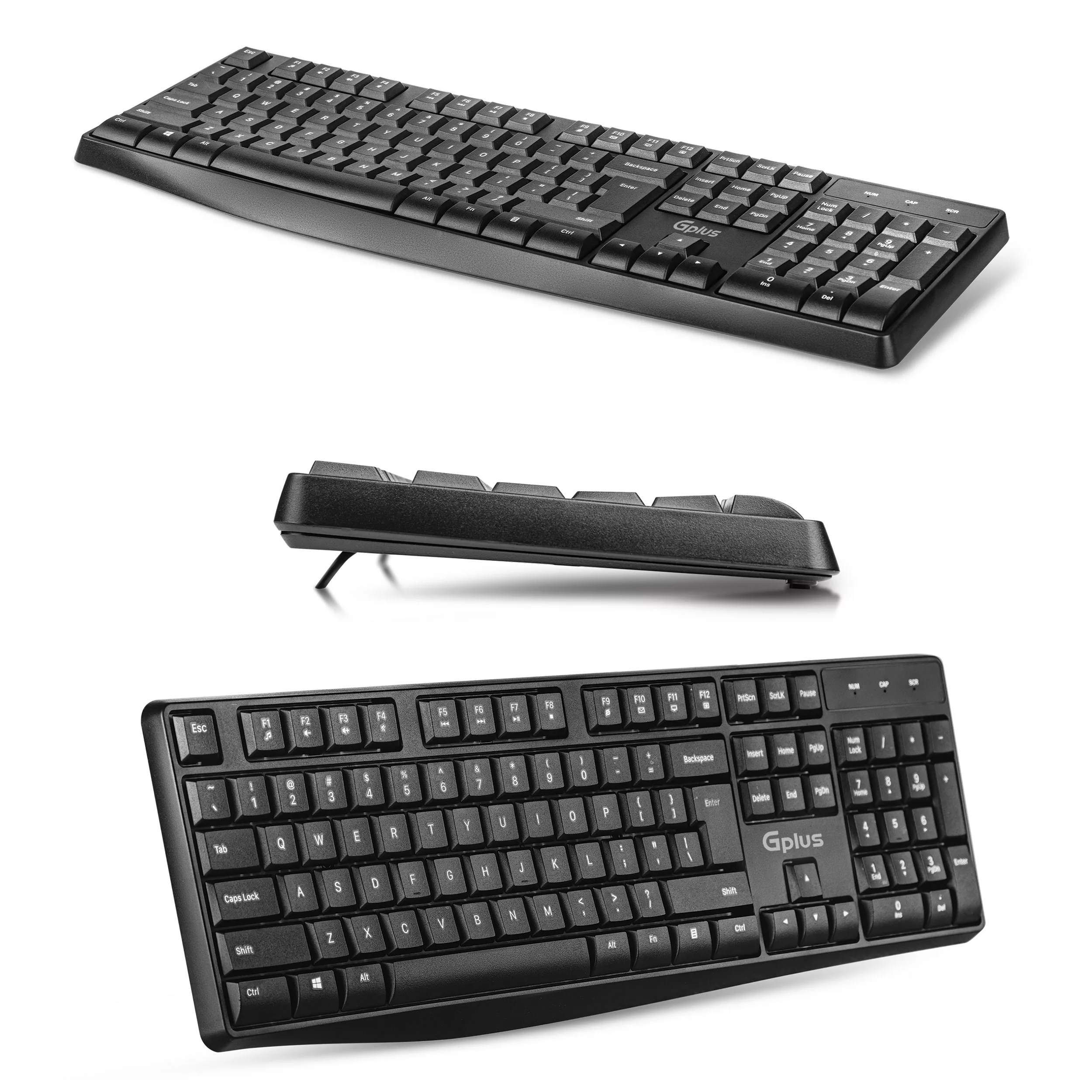 کیبورد و ماوس بی سیم جی پلاس مدل GMK-C340D