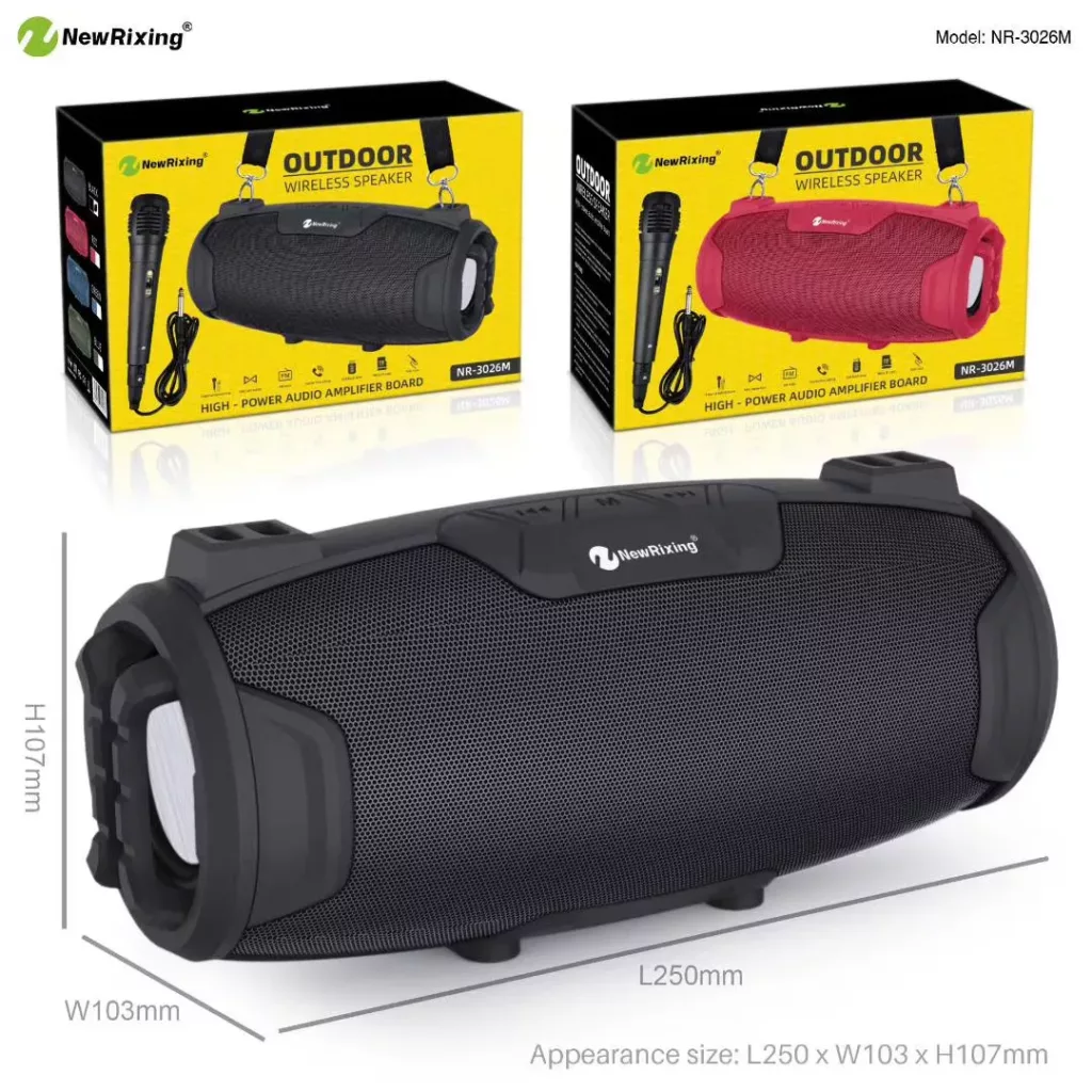 اسپیکر بلوتوثی قابل حمل نیوریکسینگ مدل NR-3026M