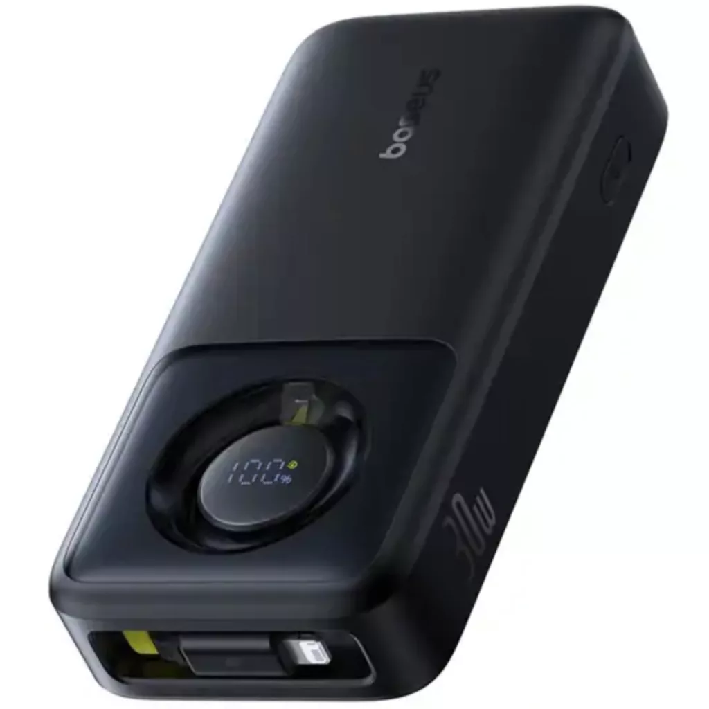 پاوربانک بیسوس مدل NOMOS 30W ظرفیت 20000 میلی آمپر ساعت