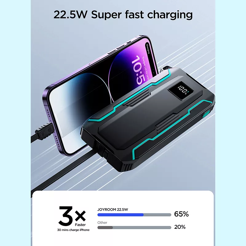 پاوربانک جوی روم مدل JR-L018 ظرفیت 20000 میلی آمپر ساعت