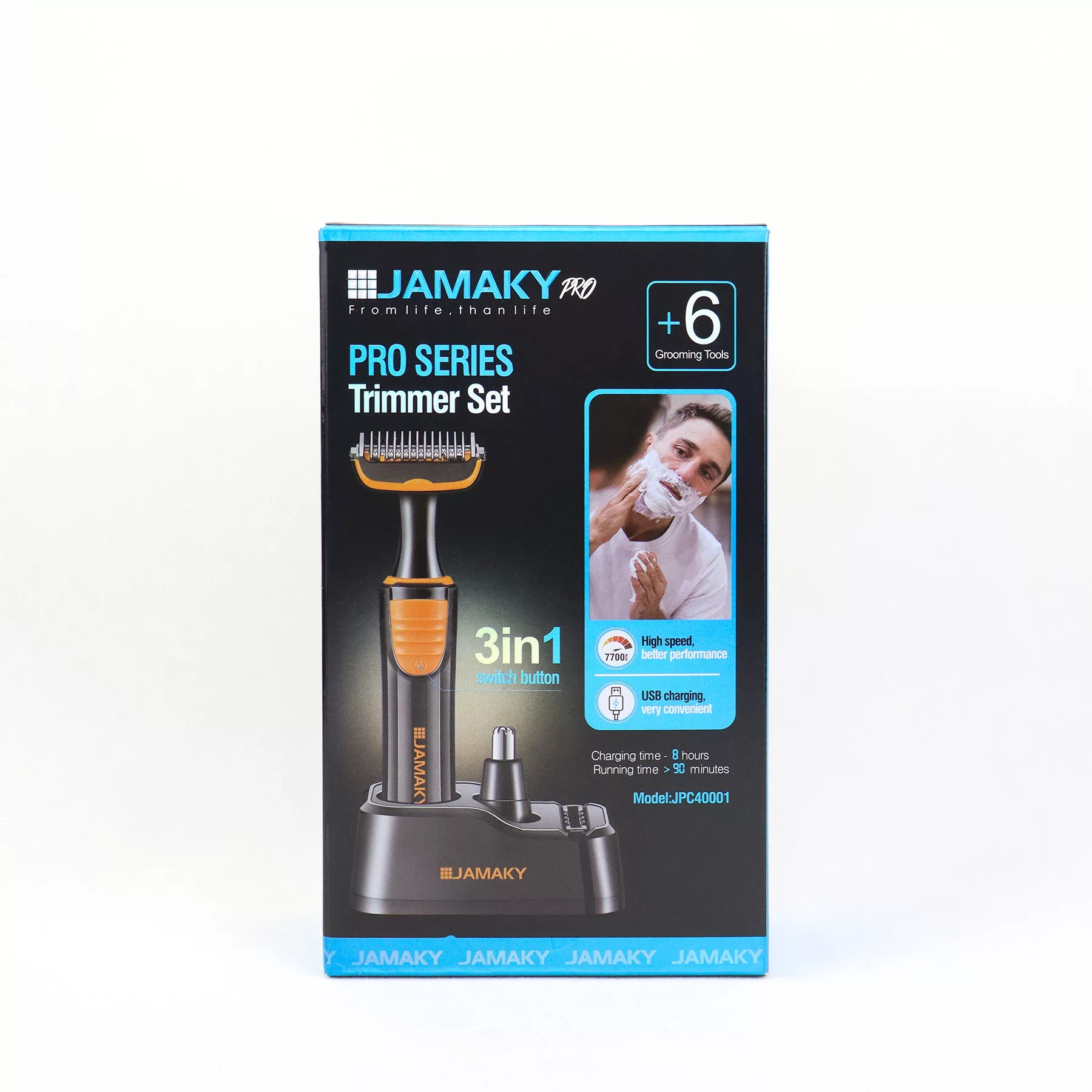 ست ماشین اصلاح موی صورت و بدن شارژی جاماکی مدل JPC40001