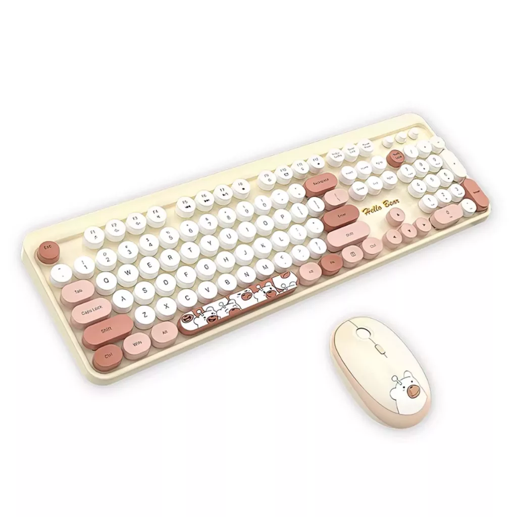 کیبورد و ماوس بی سیم گیزر مدل Hello Bear