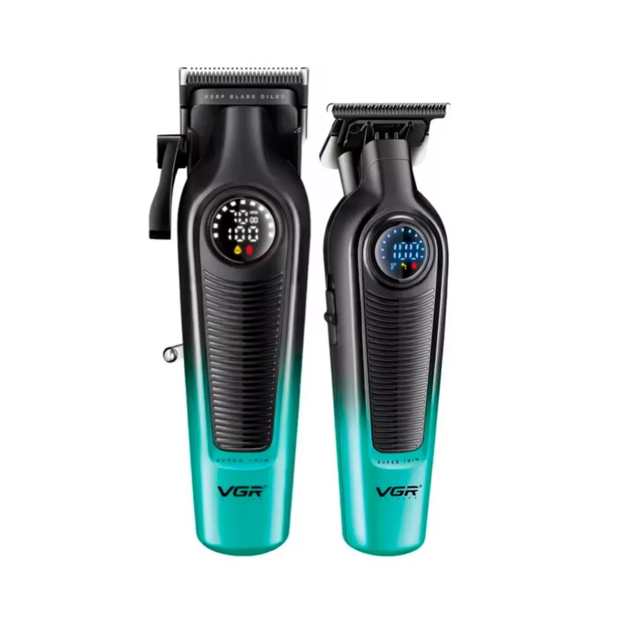 ماشین اصلاح موی سر و صورت شارژی وی جی ار مدل V-196&996 مجموعه دو عددی