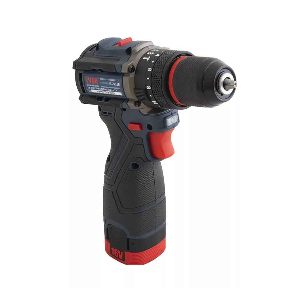 دریل پیچ گوشتی ۱۰ میلی‌متری ۱۶ ولت ایوک مدل K-7226B