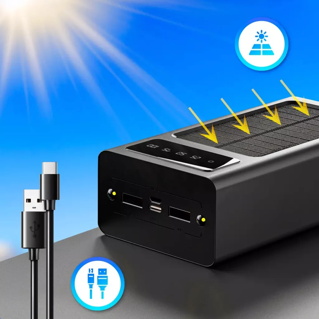 پاوربانک مدل 30HZ ظرفیت 30000میلی آمپر ساعت