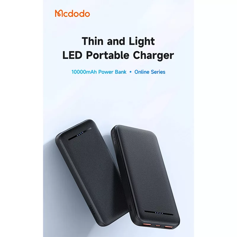 پاوربانک مک دودو مدل MC-4631 ظرفیت 10000 میلی آمپر ساعت