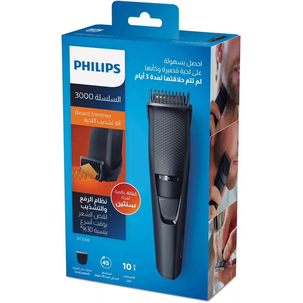 ماشین اصلاح موی صورت فیلیپس مدل BT3208