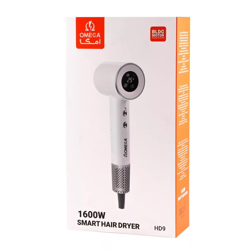 سشوار مسافرتی 1600 وات امگا مدل HD9