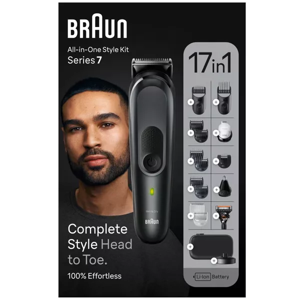 ماشین اصلاح موی سر و صورت و بدن شارژی براون مدل MGK7491