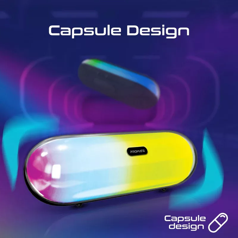 اسپیکر بلوتوثی قابل حمل پرومیت مدل LUMIBAR