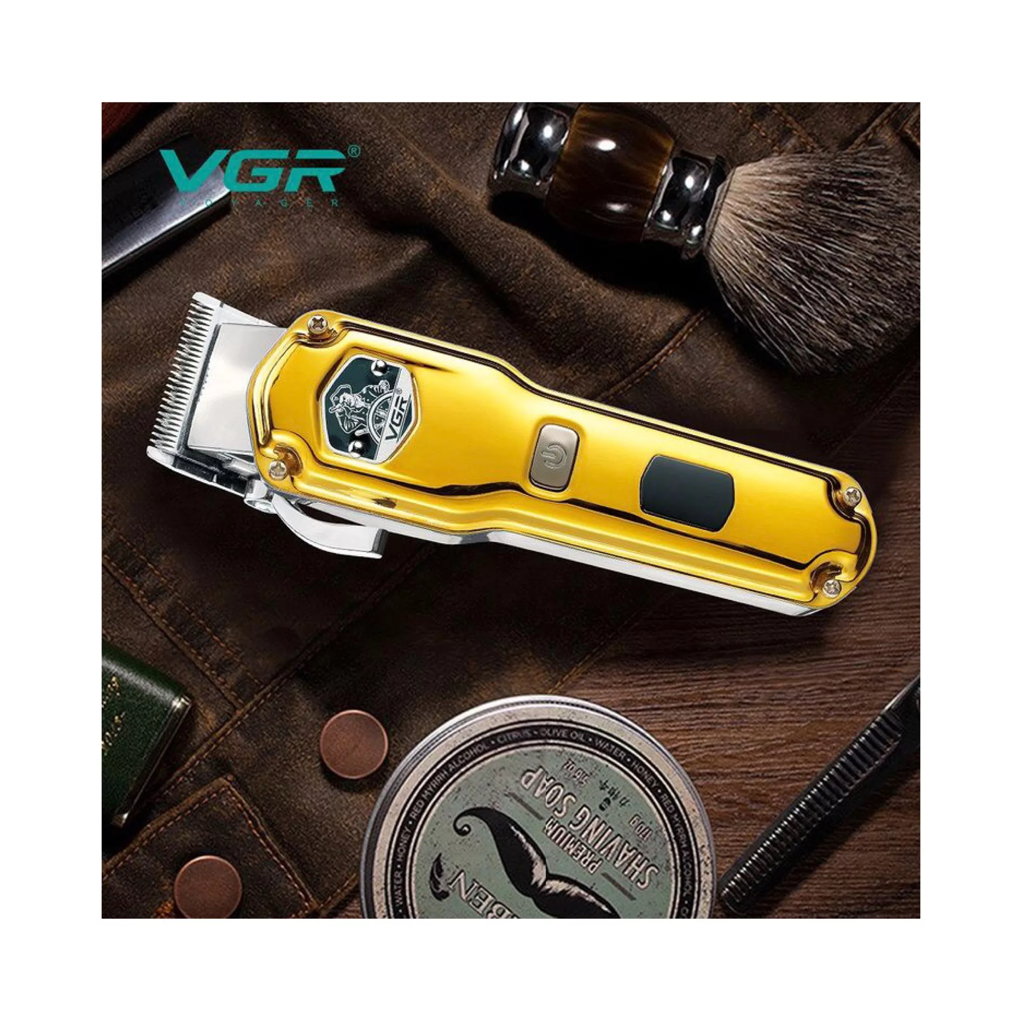 ماشین اصلاح موی سر و صورت وی جی ار مدل V-693