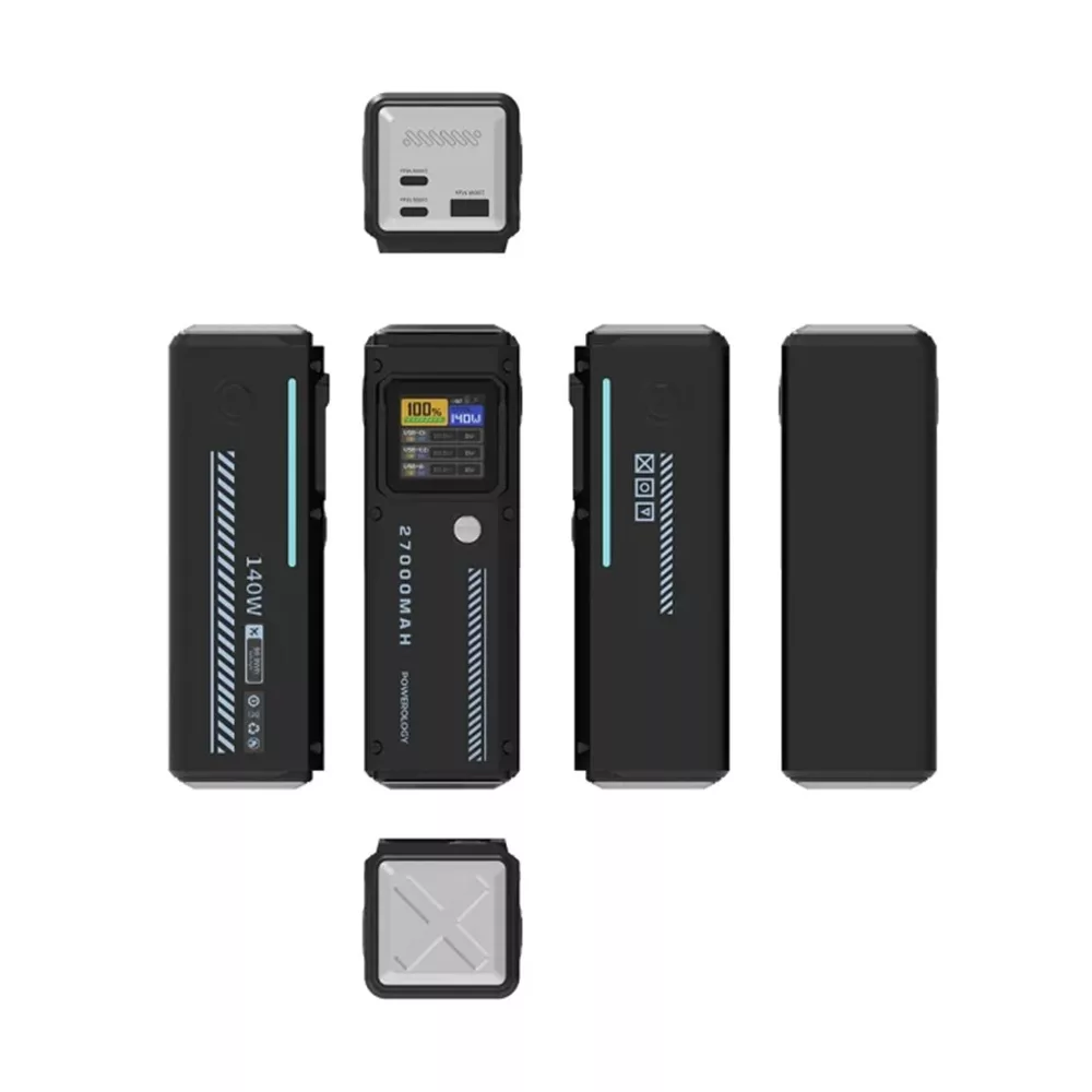 پاوربانک پاورولوجی مدل PPBCHA83 ظرفیت 27000 میلی آمپر ساعت