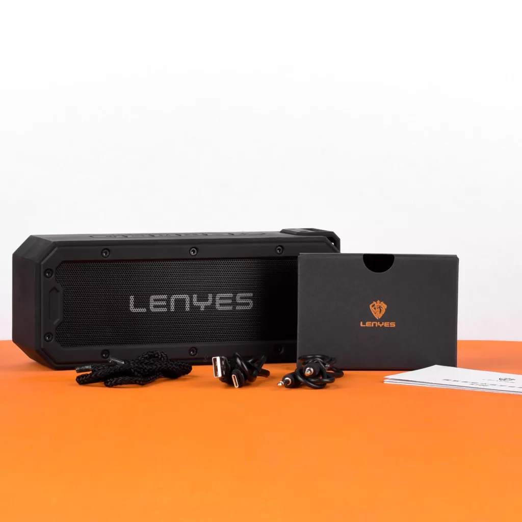اسپیکر بلوتوثی قابل حمل لنیز مدل S108